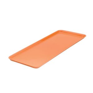 Melamine Platter Rectangular Large 500 x 180mm Orange